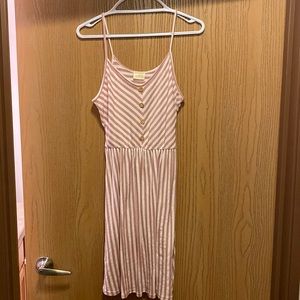 White and pink dress